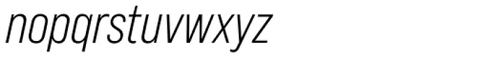 Bebas Neue Pro Book Italic Font LOWERCASE