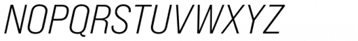 Bebas Neue Pro Expanded Book Italic Font UPPERCASE
