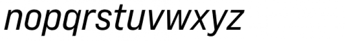 Bebas Neue Pro Expanded Italic Font LOWERCASE