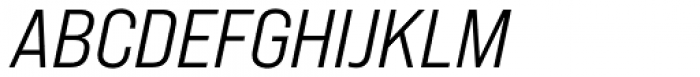 Bebas Neue Pro Expanded Middle Italic Font UPPERCASE