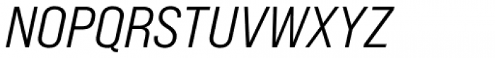 Bebas Neue Pro Expanded Middle Italic Font UPPERCASE