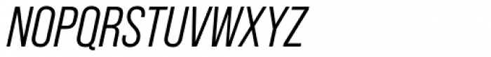 Bebas Neue Pro Middle Italic Font UPPERCASE