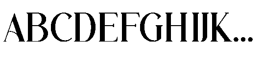 Beblak Font UPPERCASE