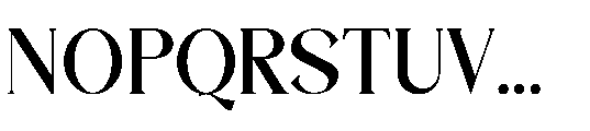 Beblak Font UPPERCASE