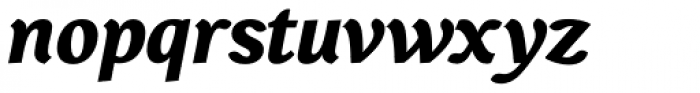 Bebop Bold Italic Font LOWERCASE