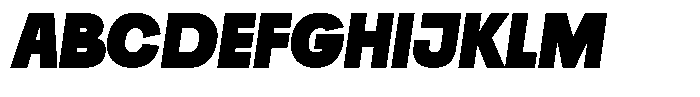 Becaure Italic Font UPPERCASE