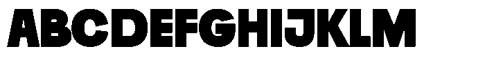 Becaure Regular Font UPPERCASE