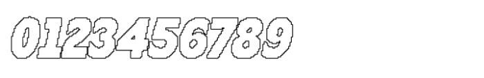 Becham Pixel Outline Font OTHER CHARS
