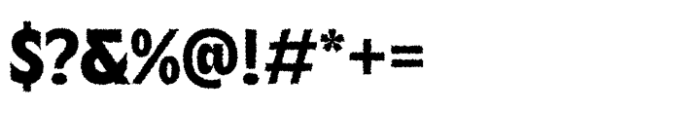 Becham Rough Regular Font OTHER CHARS