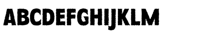 Becham Rough Regular Font UPPERCASE