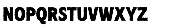 Becham Rough Regular Font UPPERCASE