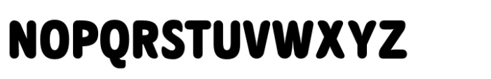 Becham Rounded Regular Font UPPERCASE