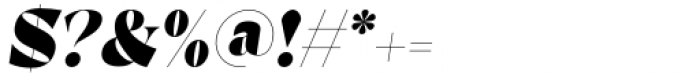 Beckan Oblique Font OTHER CHARS