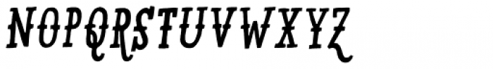Bedtime Jewel Italic Font UPPERCASE