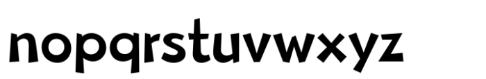 Beebzz Medium Font LOWERCASE