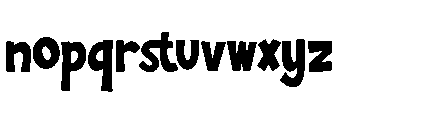 Beffalda Outline Beffalda Regular Font LOWERCASE