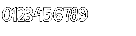 Beffalda Outline Regular Font OTHER CHARS