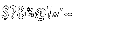 Beffalda Outline Regular Font OTHER CHARS