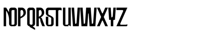Beflowe condensed display Slant Regular Font UPPERCASE