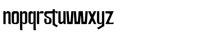 Beflowe condensed display Slant Regular Font LOWERCASE