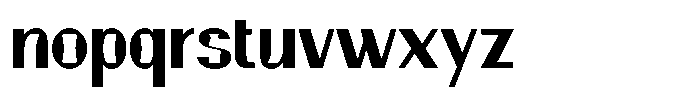 Before Midday Bold Font LOWERCASE