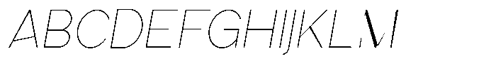Before Midday Italic Font UPPERCASE