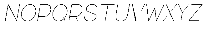Before Midday Italic Font UPPERCASE