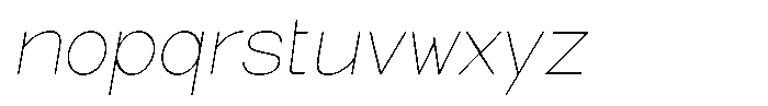 Before Midday Italic Font LOWERCASE