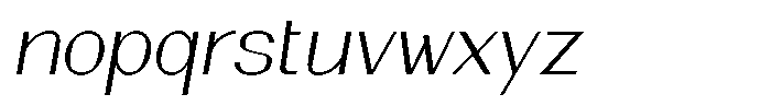 Before Midday Medium Italic Font LOWERCASE