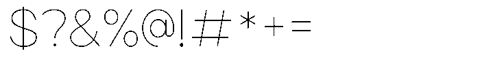 Before Midday Regular Font OTHER CHARS