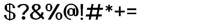 Before Midday Semi Bold Font OTHER CHARS