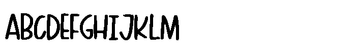 Befriend Comic Font UPPERCASE
