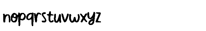 Befriend Comic Font LOWERCASE