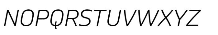 Bega Light Italic Font UPPERCASE