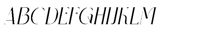 Begeris Italic Font UPPERCASE