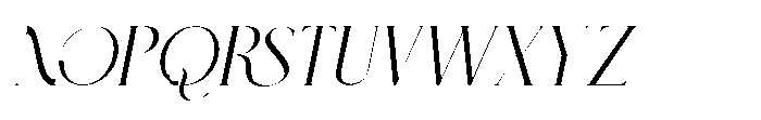 Begeris Italic Font UPPERCASE