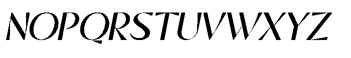 Begies Italic Font UPPERCASE