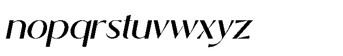 Begies Italic Font LOWERCASE