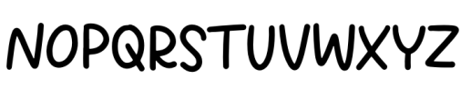 Beginning Joy Regular Font UPPERCASE