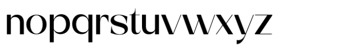Begota Display Font LOWERCASE