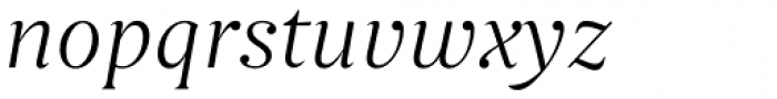 Begum Light Italic Font LOWERCASE