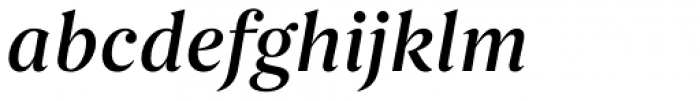 Begum Medium Italic Font LOWERCASE