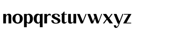 Behind The Nineties Sans Semibold Font LOWERCASE