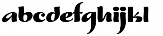 Beignet JF Heavy Font LOWERCASE