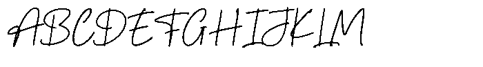Being Another Regular Font UPPERCASE