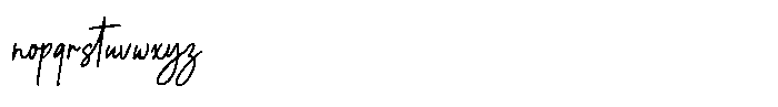 Being Another Regular Font LOWERCASE