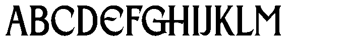 Beiruth Regular Font UPPERCASE