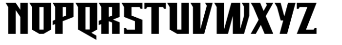 Beking Font UPPERCASE