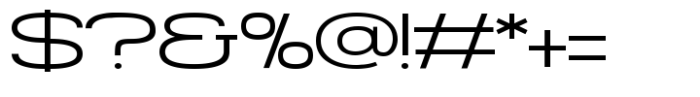 Bekor Extralight Font OTHER CHARS