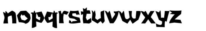 Bekorg Thin Font LOWERCASE